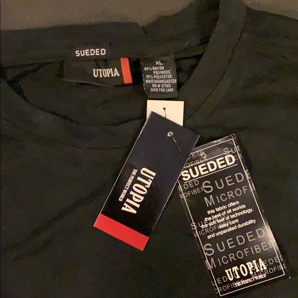 Sueded Men’s Long Sleeve Shirt. - Picture 2 of 2